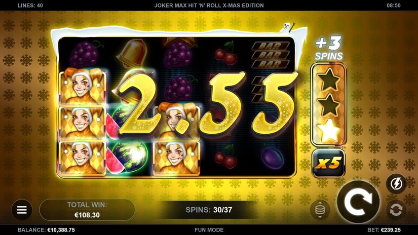 Joker Max: Hit ‘n’ Roll Xmas Edition slot screen 7