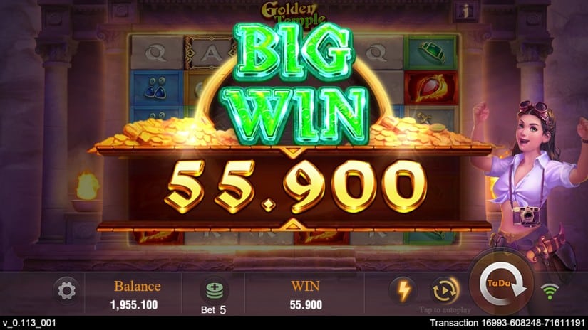 Golden Temple (Tada Gaming) slot screen 6