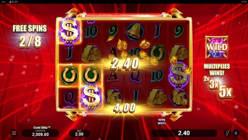 Gold Blitz slot screen 4