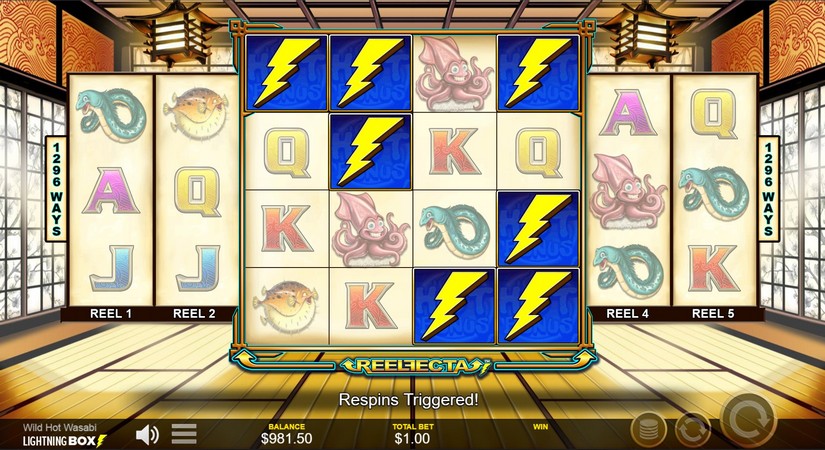 Wild Hot Wasabi slot screen 4