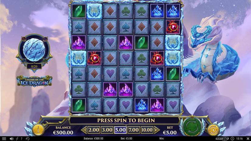 Legend of the Ice Dragon slot screen 6
