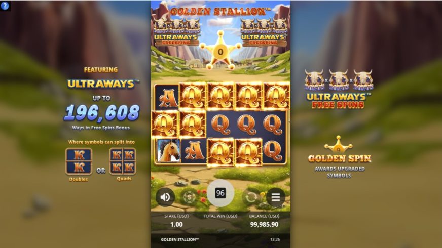 Golden Stallion slot screen 4