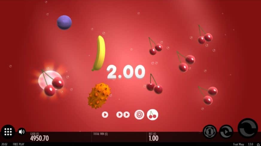 Fruit Warp slot screen 3