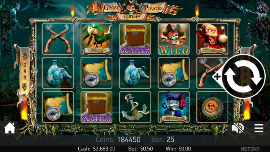 Ghost Pirates slot screen 2