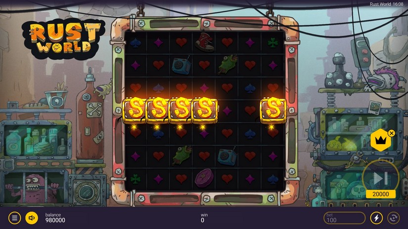 Rust World slot screen 2