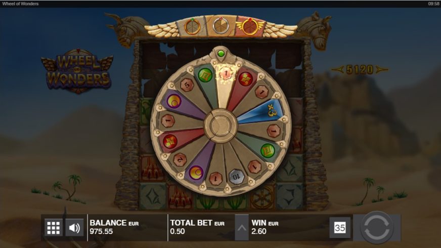 Wheel of Wonders slot screen 2