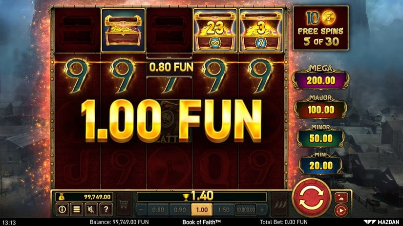 Book of Faith™ slot screen 5