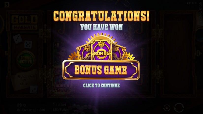 Gold Magnate slot screen 3