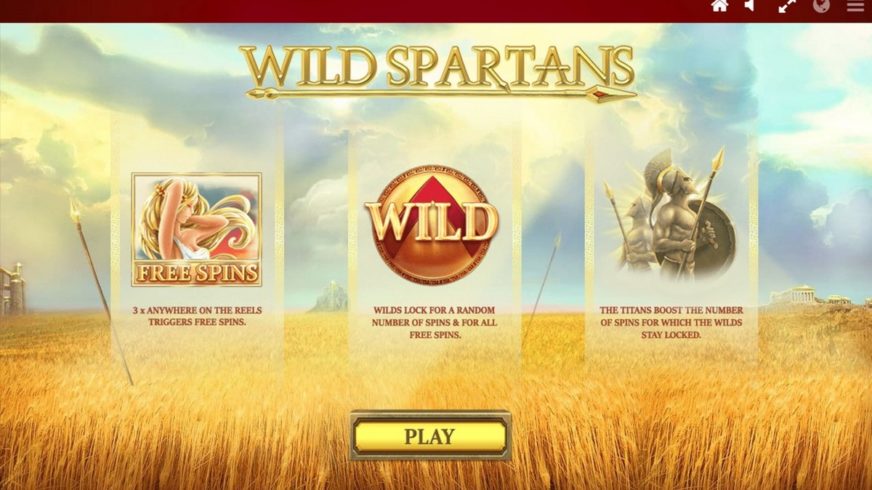 Wild Spartans slot screen 2
