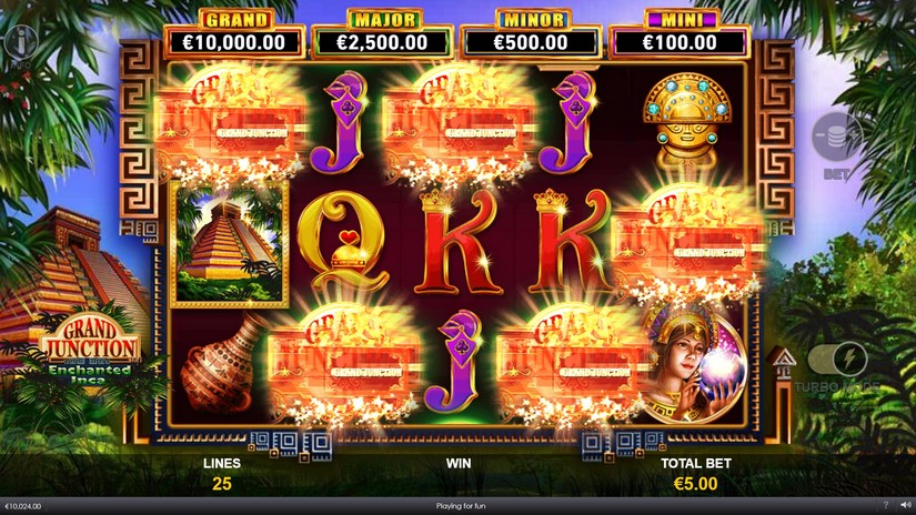 Grand Junction Enchanted Inca slot screen 3