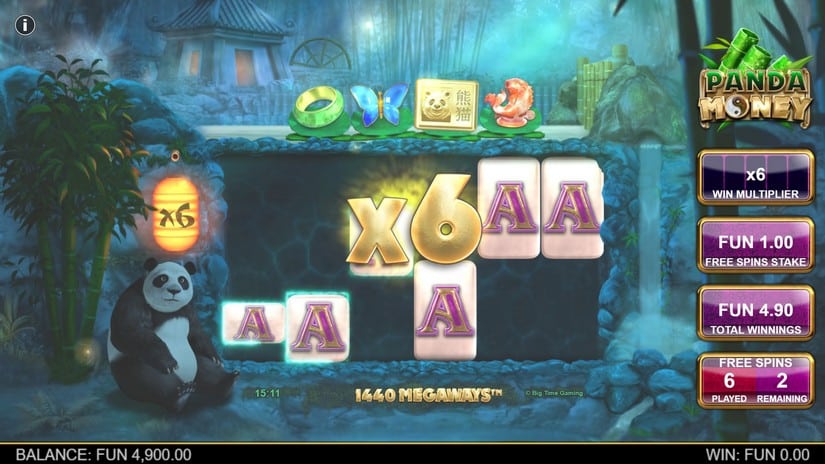 Panda Money Megaways slot screen 5