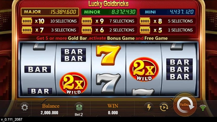 Lucky Goldbricks slot screen 1