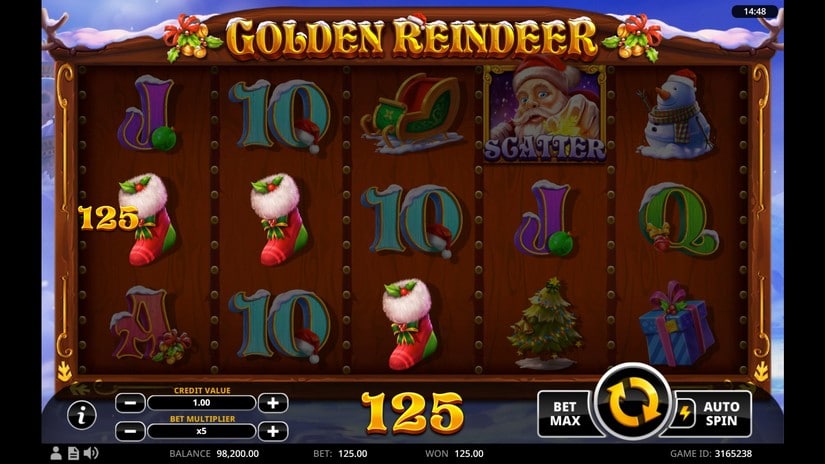 Golden Reindeer slot screen 4
