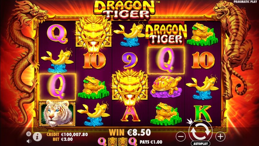 Dragon Tiger slot screen 3