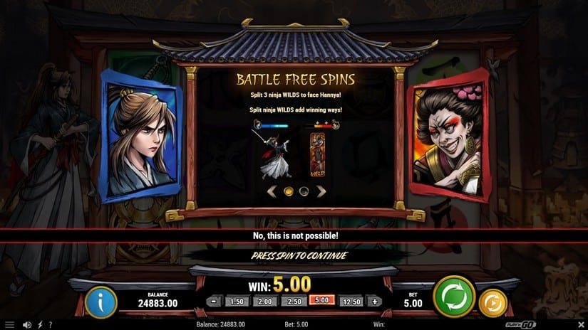 Ronin’s Honour slot screen 6