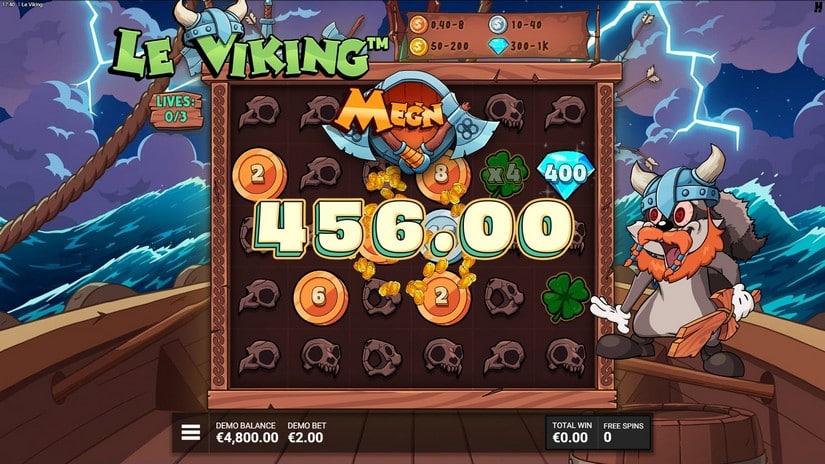 Le Viking slot screen 6