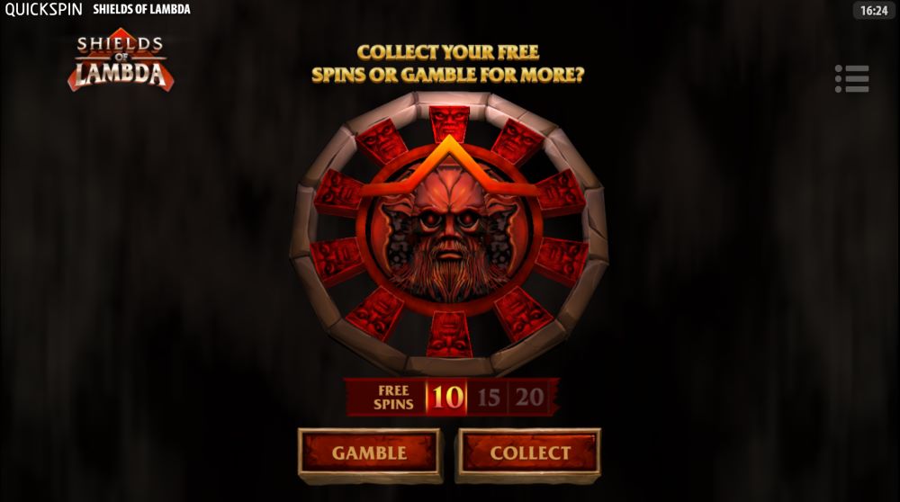 Shields of Lambda bonus gamble