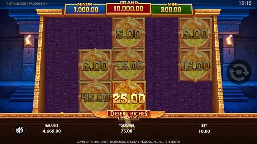 Desert Riches slot screen 5