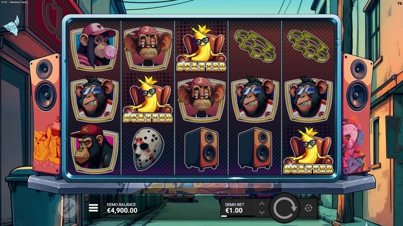 Monkey Frenzy slot screen 3