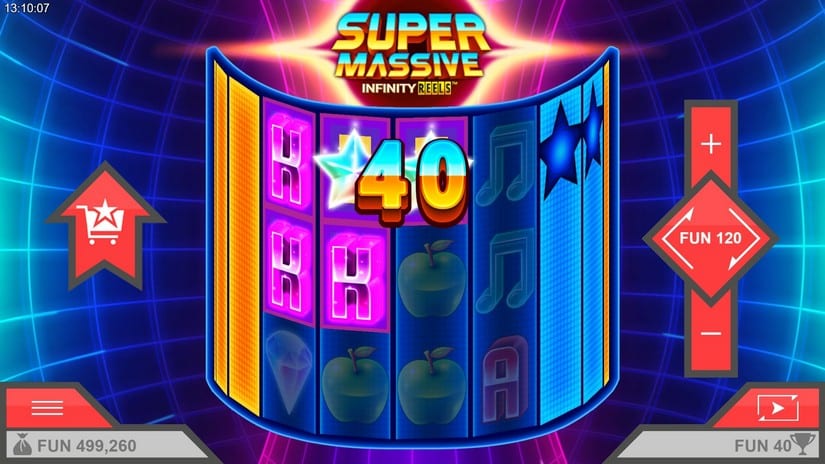 Super Massive Infinity Reels slot screen 2