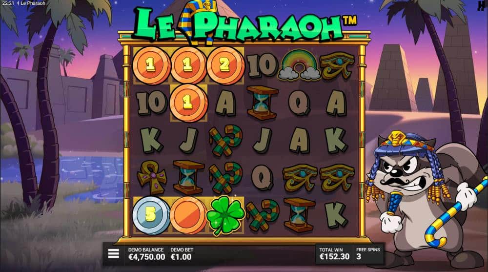 Le Pharaoh free spins