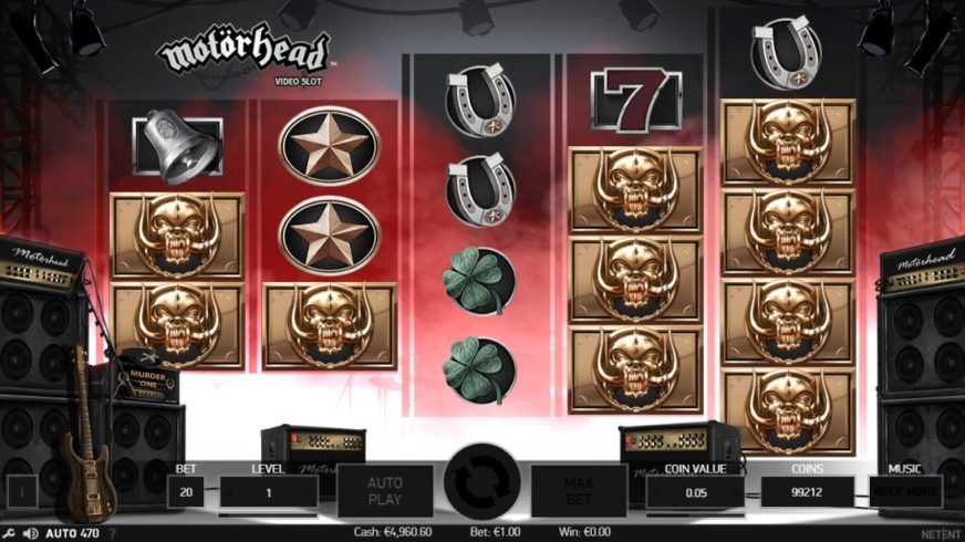 Motörhead slot screen 3