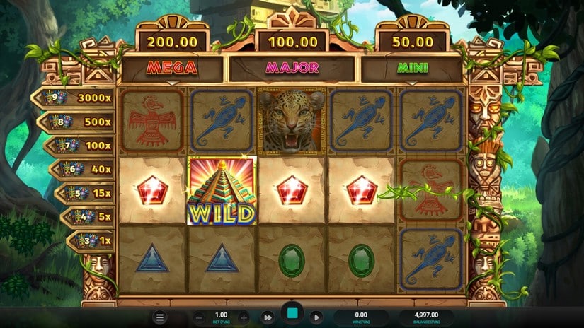 Masked Treasures slot screen 2