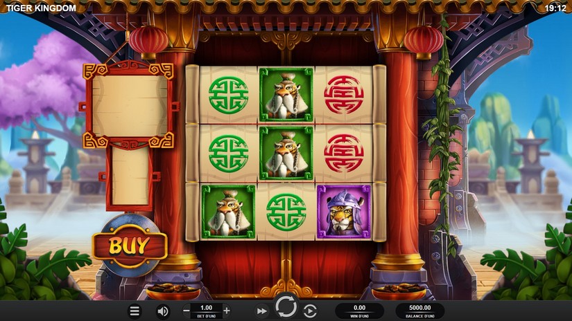 Tiger Kingdom Infinity Reels slot screen 1