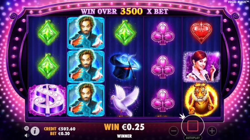 Vegas Magic slot screen 2
