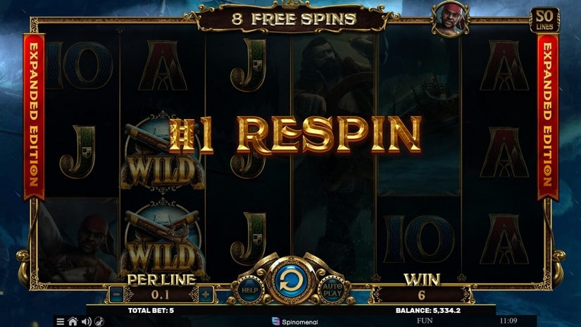 Age Of Pirates Expanded Edition slot screen 5