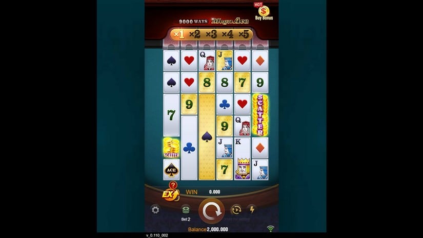 Mega Ace slot screen 1