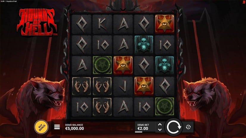 Hounds of Hell slot screen 1
