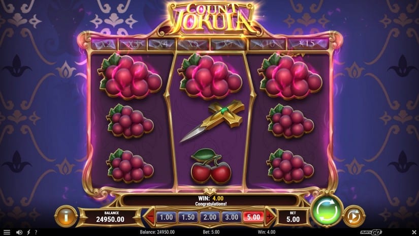 Count Jokula slot screen 4