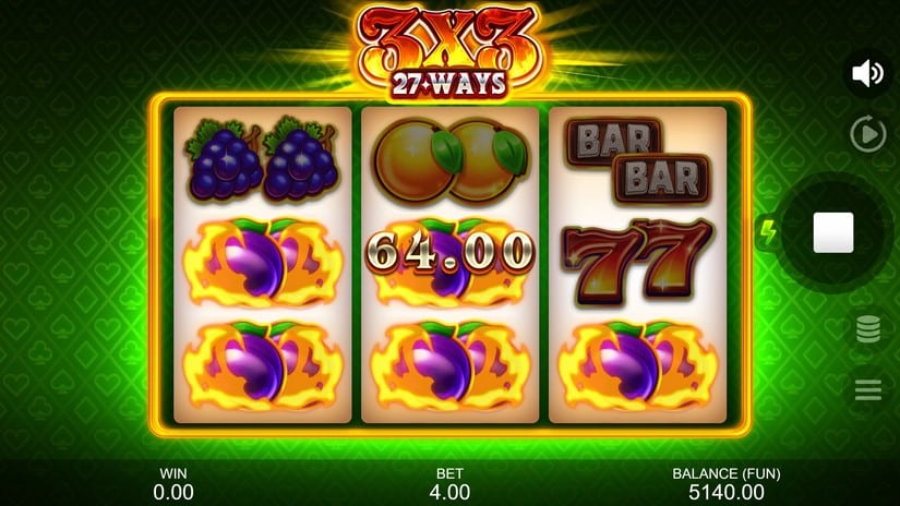 3X3: 27 Ways slot screen 3