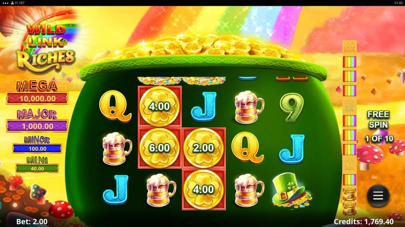 Wild Link Riches slot screen 2