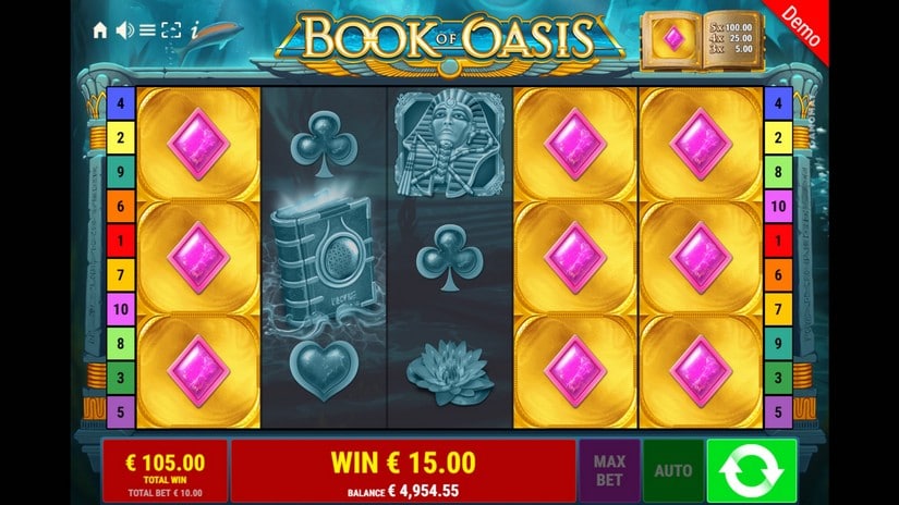 Book of Oasis slot screen 6