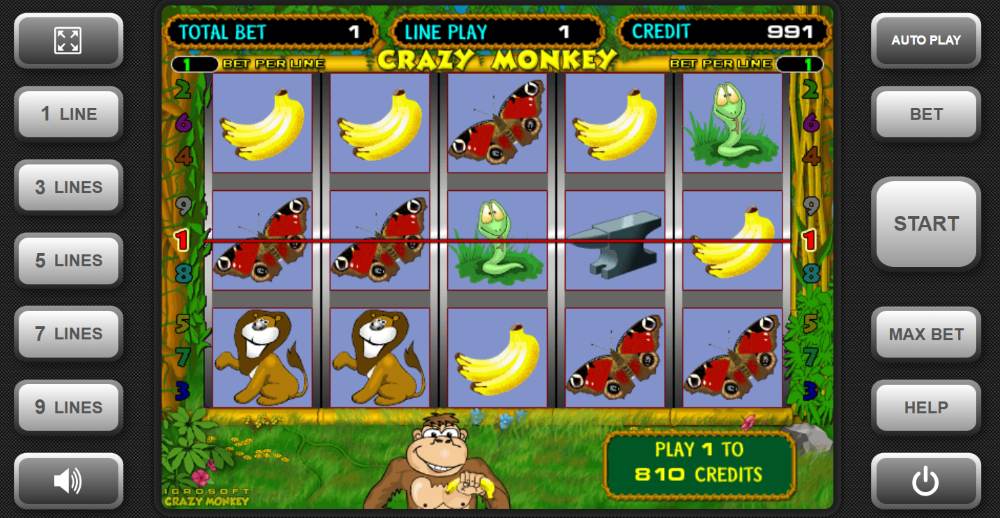 Crazy Monkey free slot