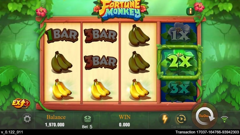 Forfune Monkey slot screen 2