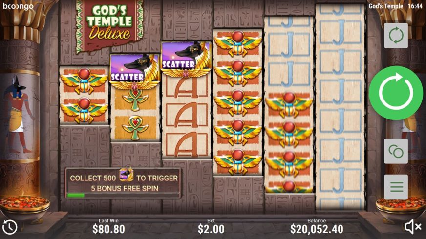 God’s Temple Deluxe slot screen 3