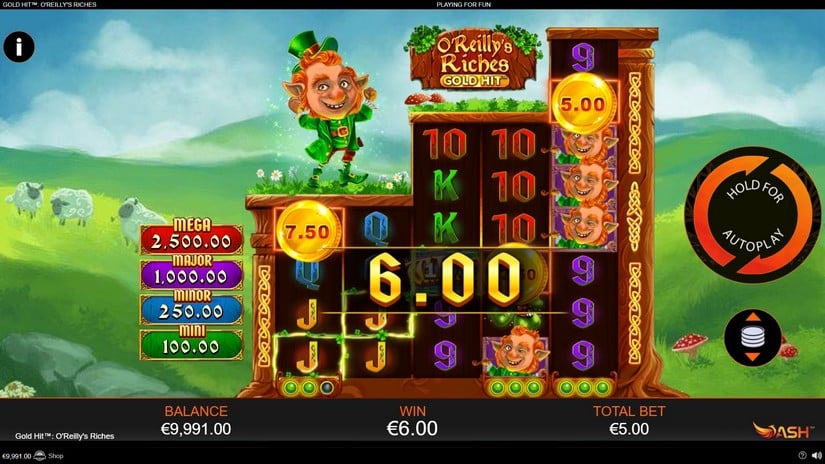 Gold Hit O’Reilly’s Riches slot screen 2