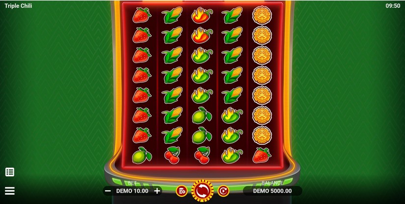 Triple Chili slot screen 1