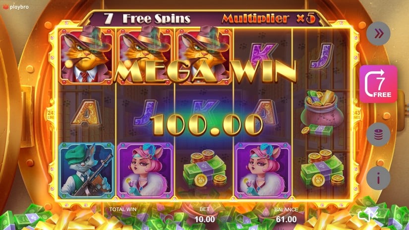 Catsville Noir slot screen 5