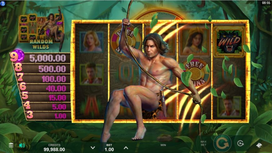 Tarzan and the Jewels of Opar slot screen 2