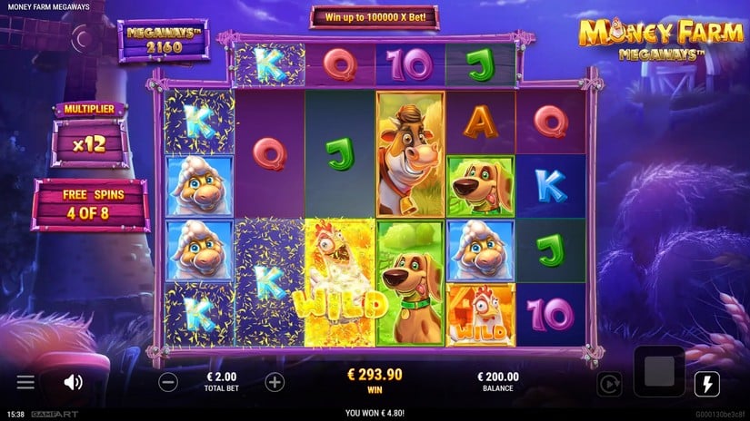 Money Farm Megaways slot screen 5