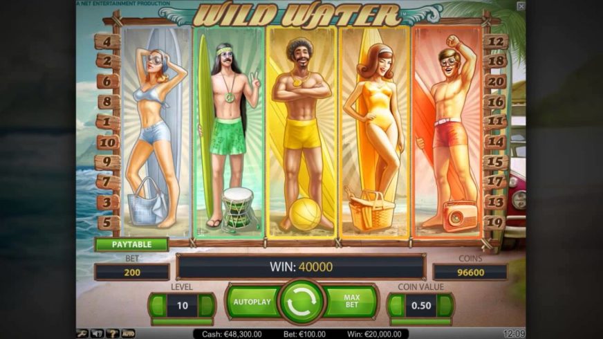 Wild Water slot screen 3