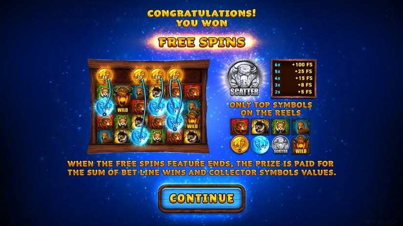 Sizzling Kingdom™: Bison slot screen 5
