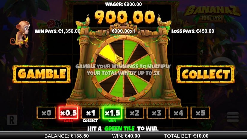 Bananaz 10K Ways slot screen 5