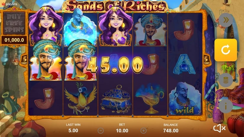 Sands of Riches slot screen 3