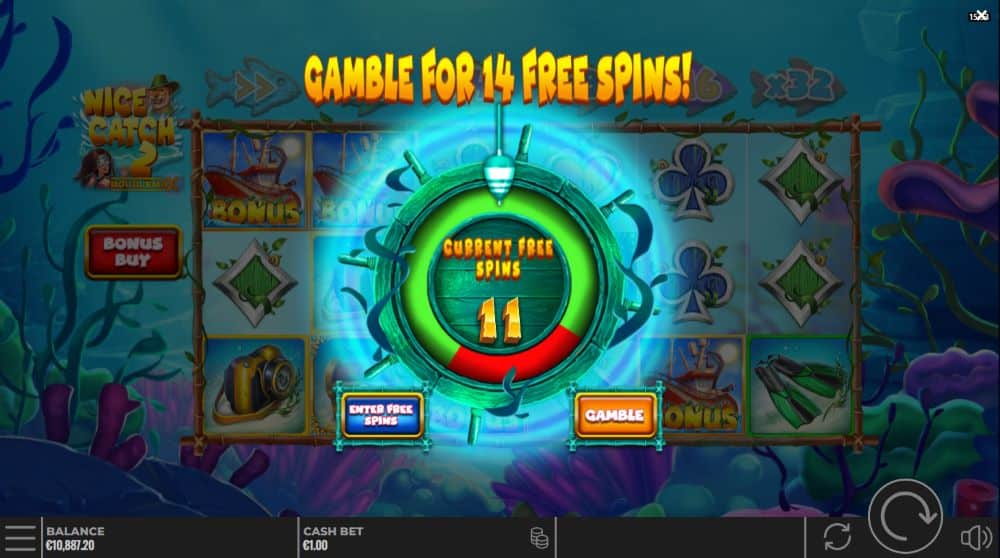 Nice Catch 2 DoubleMax gamble