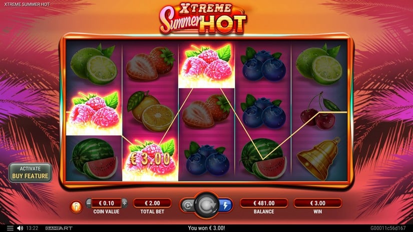 Xtreme Summer Hot slot screen 2